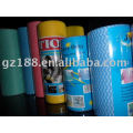 embossed dot,plain and Mesh for choosing wavy spunlace nonwoven fabric/counter cloth